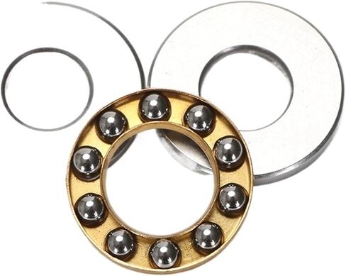 1pcs Plane Axial Thrust Ball Bearing Mini F2-6M F2.5-6M F3-8M F5-10M F6-12M F7-15M F8-16M F10-18M F12-21M F12-23M 3-in-1(F3-8M-3x8x3.5) in Saudi Arabia