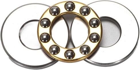 1pcs Plane Axial Thrust Ball Bearing Mini F2-6M F2.5-6M F3-8M F5-10M F6-12M F7-15M F8-16M F10-18M F12-21M F12-23M 3-in-1(F3-8M-3x8x3.5) in Saudi Arabia