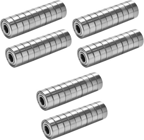 20-100pcs محامل الكرة 608zz ABEC-7 الأخدود العميق محامل مصغرة للسبوقة SCOUTER High Carbon Steel محامل صف واحد (20 ٪) in Kuwait