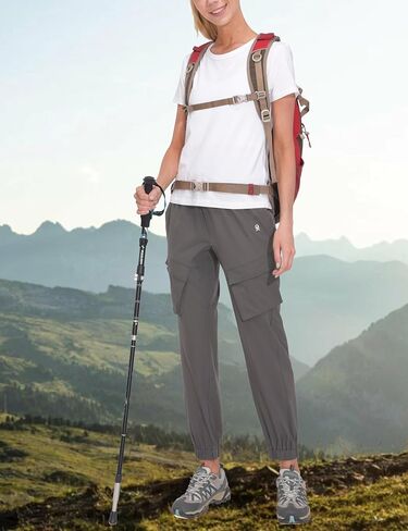Little Donkey Andy Women's Hiking Pants Lightweight Quick Dry Outdoor Running Cargo in Saudi Arabia