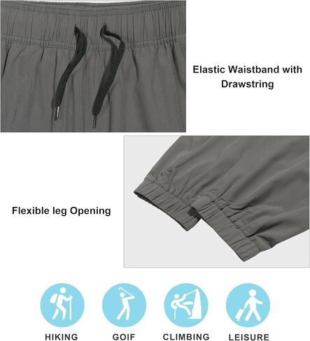 Little Donkey Andy Women's Hiking Pants Lightweight Quick Dry Outdoor Running Cargo in Saudi Arabia