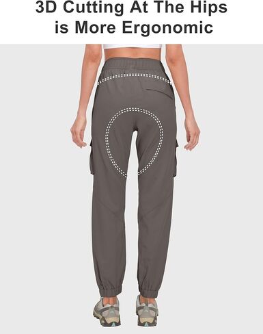Little Donkey Andy Women's Hiking Pants Lightweight Quick Dry Outdoor Running Cargo in Saudi Arabia