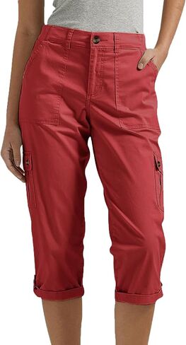 HelloHobot Summer Cargo Pants for Women ، HelloHobot Cargo Pants ، 2025 Solid Color Multi-Pocket in Saudi Arabia