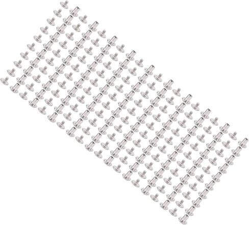 Aramox Stainless Steel Flat Rivet Stud Set Efficient Installation for Leather Crafts 100 Sets Fastener (3 * 4 * 6mm) in Saudi Arabia
