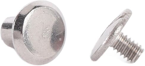 Aramox Stainless Steel Flat Rivet Stud Set Efficient Installation for Leather Crafts 100 Sets Fastener (3 * 4 * 6mm) in Saudi Arabia