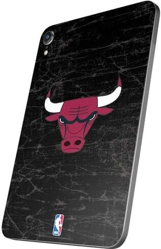 Skinit Skinit Tablet Skin Compatible مع iPad Mini 7 (2025) - NBA Chicago Bulls مرخص رسميًا تصميم شعار كبير in Saudi Arabia