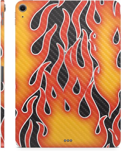 الجلد اللوحي الكربون اللوحي المتوافق مع Apple iPad Air 11 "(M3) 2025 - Hot Flames - Premium 3M Vinyl Wrap Decal Cover - يسهل تطبيقه | مصنوع في الولايات المتحدة الأمريكية بواسطة Mayyskins in Saudi Arabia
