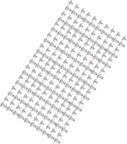 Aramox Stains Steel Stud Flat مسطح مسطح مجموعة تركيب فعال للحرف اليدوية الجلدية 100 مجموعة السحمة (3 * 4 * 6MM) in Kuwait