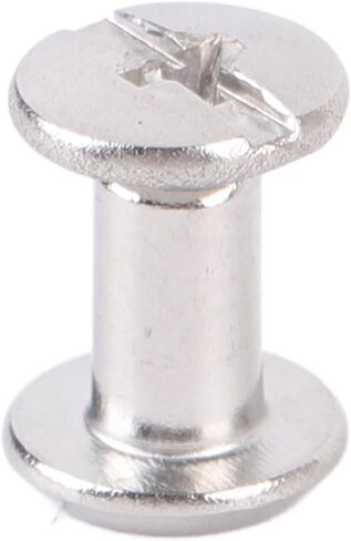 Aramox Stains Steel Stud Flat مسطح مسطح مجموعة تركيب فعال للحرف اليدوية الجلدية 100 مجموعة السحمة (3 * 4 * 6MM) in Kuwait