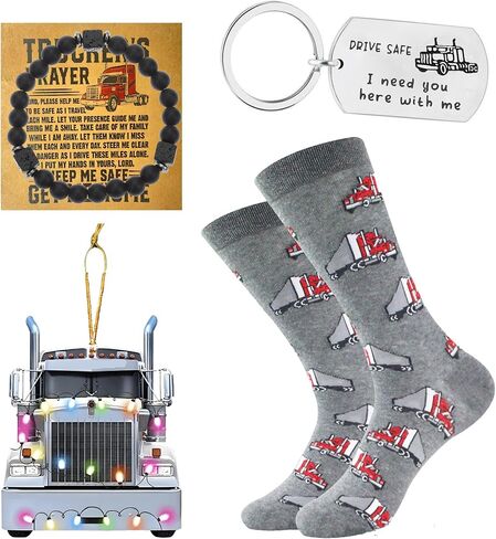 Beer Gifts for Men,4pcs Gifts Set for Beer Lovers,Birthday Present with Funny Novelty Socks For Son,Brother,Uncle,Dad,Grandfather in Saudi Arabia