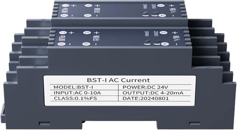 AC 5A/10A/15A/20A INPUT 0-20MA 4-20MA 35MM محول الطاقة الحالية 0-10V 0-5V 1-5V إخراج AC Current Current Curranct DC24V (الإدخال AC 0-1A_OUTPUT 0-20MA) in Kuwait