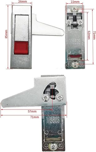 MS603 Button Lock Electric Box Lock Electric Lock Lock Lock Lock Lock Lock Lock Alcy 1pcs (زر أبيض لا مفتاح) in Kuwait