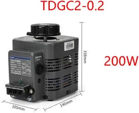 1PCS AC Contact Voltage منظم TDGC2 عالي الطاقة أحادية الطور منظم 200W 500W (TDGC2-0.2) in Saudi Arabia