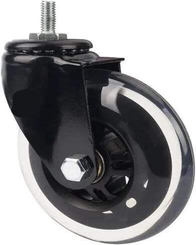 5 Pieces/lot casters 4 inches Screw Roller Scooter Twisting Wheel Silent Polyurethane in Saudi Arabia