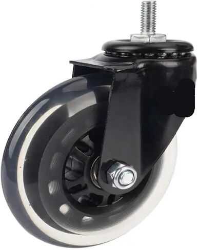 5 Pieces/lot casters 4 inches Screw Roller Scooter Twisting Wheel Silent Polyurethane in Saudi Arabia
