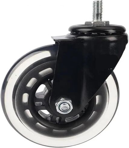 5 Pieces/lot casters 4 inches Screw Roller Scooter Twisting Wheel Silent Polyurethane in Saudi Arabia