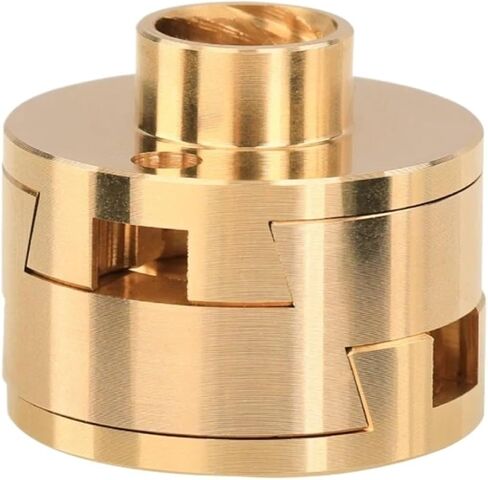 4pcs Brass Rigid 3D Printer Coupling Round T8 Coupling for Z Axis Screw Hot Bed Shaft Coupler in Saudi Arabia