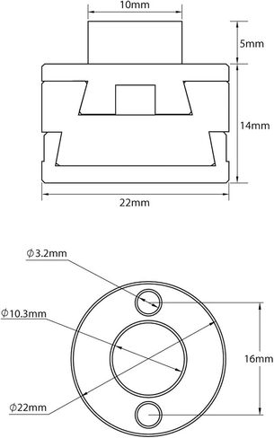 4pcs Brass Rigid 3D Printer Coupling Round T8 Coupling for Z Axis Screw Hot Bed Shaft Coupler in Saudi Arabia