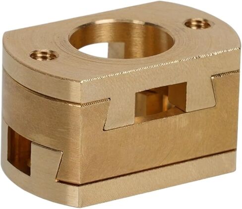 1pcs T8 Shaft Lead Screw Brass Coupler Z Axis 8mm Lead Screw Hot Bed Coupling for 3D Printer Parts in Saudi Arabia