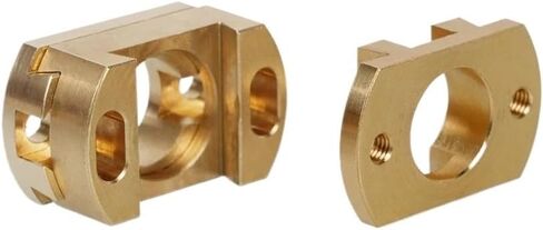 1pcs T8 Shaft Lead Screw Brass Coupler Z Axis 8mm Lead Screw Hot Bed Coupling for 3D Printer Parts in Saudi Arabia