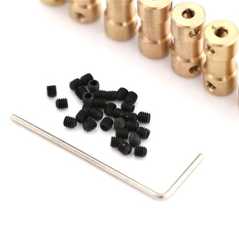 1PC النحاس النحاس المرن محرك مرنة اقتران اقتران موصل نقل موصل محرك الأقراص (4 مم إلى 4 مم) in Kuwait