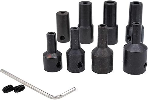 1pc B10 Drill Chuck 4mm 5mm 6mm 8mm Adaptor Connecting Rod Shaft Sleeve Steel Copper Coupling(8mm) in Kuwait