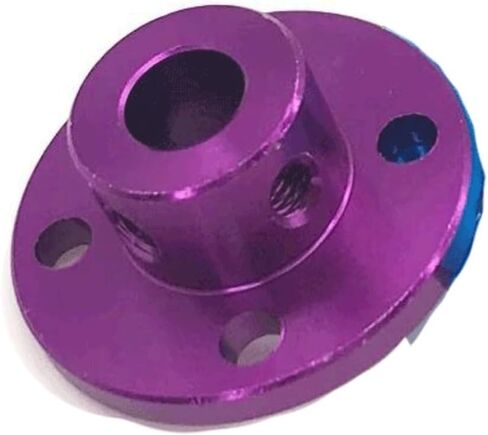 2pcs Purple Seat Axle Shaft Coupler 8mm Inner Hole Support Flange Coupling Aluminum Alloy Accessories in Saudi Arabia