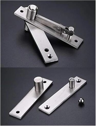20 Sets of Stainless Steel Pivot Heavy Duty Rotating Shaft Wooden Door Hinge Shaft Murphy Positioning Door Shaft Hidden Shaft in Kuwait