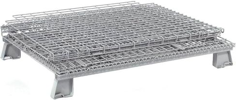 GLOBAL INDUSTRIAL 40x32x34-1/2 Folding Wire Container, 4000 Lb Capacity in Saudi Arabia