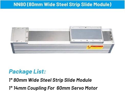 80 مم عريش دليل خطية مغلق بالكامل وحدة سكة الحديد مرحلة السكة الحديد وحدة SFU1605/1610 (57 شريحة محرك ، 350 مم SFU1605) in Kuwait