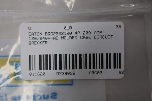 Eaton BQC2202120 قاطع الدائرة 4P 20A 120/240V-AC in Saudi Arabia