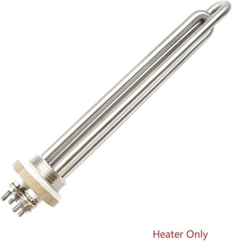 1PCS 12V 600W عنصر التدفئة DN25 عنصر تسخين الماء السخان الشمسي من الفولاذ المقاوم للصدأ للسيارة/العربة (صمولة السخان) in Saudi Arabia