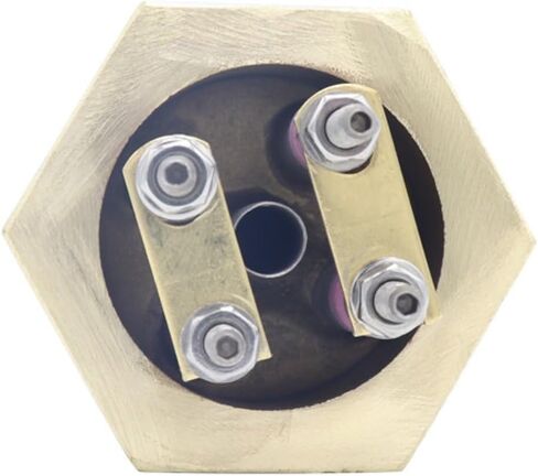 عنصر تسخين 12 فولت DC 600W DN32 شفة النحاس 1 1/4 "BSP غمر الماء الأنبوبي السخان الشمسي مع أنبوب مسبار المستشعر (صامدة السخان) in Saudi Arabia