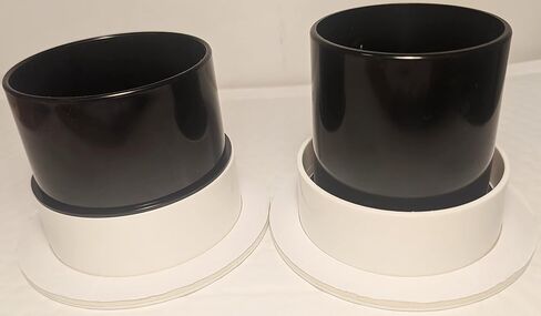 GTW4 4 "تمر الجدار عبر نظام Grommet لإدارة الكابلات ، حشيات مطاطية EPDM ذات الطبقة المزدوجة ، الأبيض in Saudi Arabia