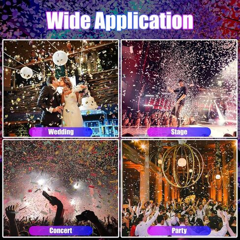 CO2 Confetti Machine Manual Control Confetti Cannon Machine with Flight Case for Party DJ Wedding Disco Nightclub Stage Celebration in Saudi Arabia