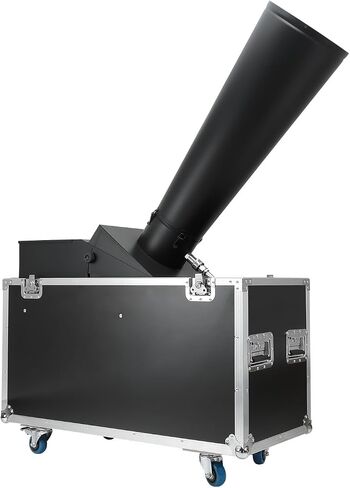 CO2 Confetti Machine Manual Control Confetti Cannon Machine with Flight Case for Party DJ Wedding Disco Nightclub Stage Celebration in Saudi Arabia