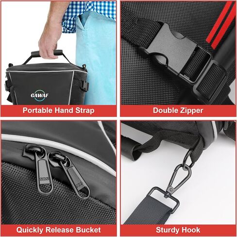 Tour Pack Organizer, Motorcycle Tour Pack Liner Bag 40L Compatible with Harley Davidson Street Glide, Electra Glide, Road Glide, Road King, Travel Luggage Organizer Bag for Motorcycle Trunk in Kuwait