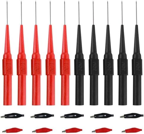 20Pcs Universal Multimeter Test Probes and Alligator Clips Set, 0.7mm Multimeter Probes for 4mm Banana Socket in Saudi Arabia