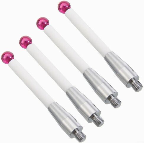 4Pcs CMM Test Probes Stylus for Renishaw A-5000-3709 CMM Probe Stylus,50mm Ceramic Stem and 6mm Ball Diameter,M4*D6*L50 in Saudi Arabia