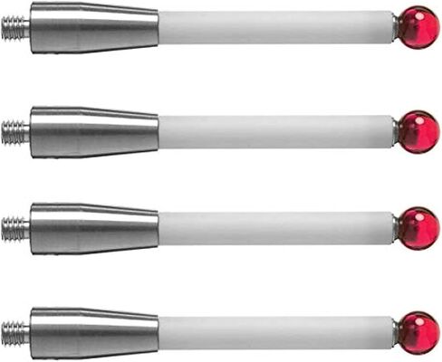 4Pcs CMM Test Probes Stylus for Renishaw A-5000-3709 CMM Probe Stylus,50mm Ceramic Stem and 6mm Ball Diameter,M4*D6*L50 in Saudi Arabia