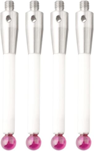 4Pcs CMM Test Probes Stylus for Renishaw A-5000-3709 CMM Probe Stylus,50mm Ceramic Stem and 6mm Ball Diameter,M4*D6*L50 in Saudi Arabia