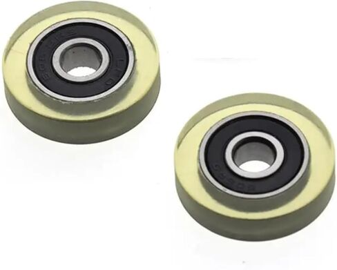 10pcs/50pcs 6 * 24 * 6mm 606RS Polyurethane Low Noise PU Deep Groove Bearing Pulleys(10pcs) in Saudi Arabia