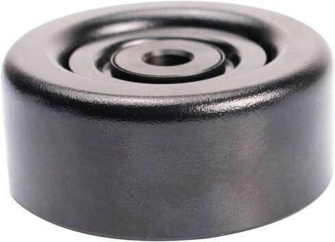 Belt Idler Pulley for Express 2500/3500 2006-2016,for Savana 2500/3500 2006-2016 Trucks 1-Mounting Hole Quantity Steel Black 2.99 In76mm-Outside Diameter 98057284 419-623 in Saudi Arabia