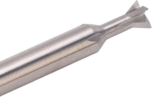 Dovetail Cutter, 50mm 4 Flutes Wear Resistant Carbide Dovetail Milling Cutter with 6mm Dia Shank, Universal Dovetail Bit Replacement (75°) in Saudi Arabia