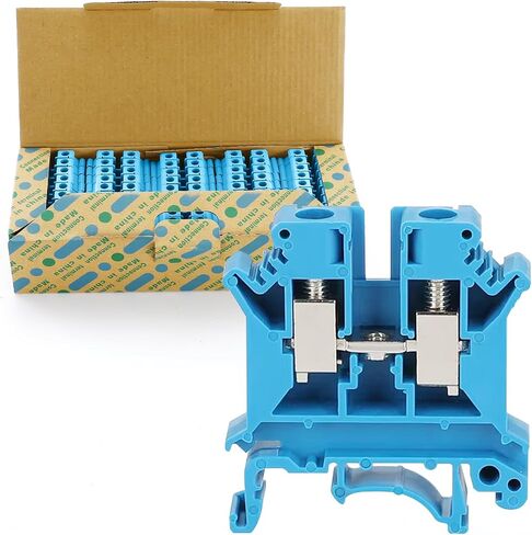 50 PCS Gray UK6N DIN RAIN TERMINAL TERMINIAL KIT APPLICE APPLICE FOR 8-20 AWG 57A 800V COPNETS CABINETS FOLL in Kuwait