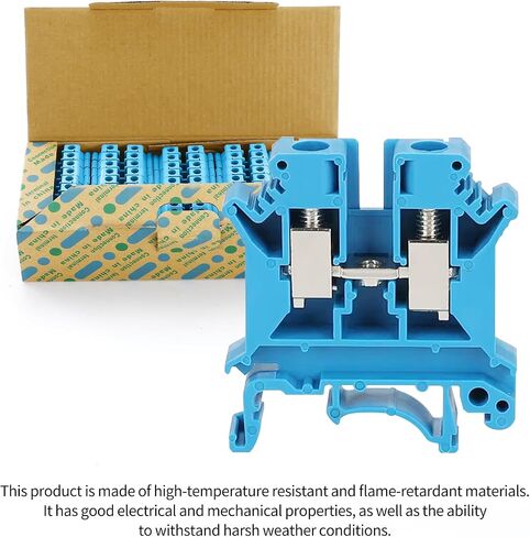 50 PCS Gray UK6N DIN RAIN TERMINAL TERMINIAL KIT APPLICE APPLICE FOR 8-20 AWG 57A 800V COPNETS CABINETS FOLL in Kuwait