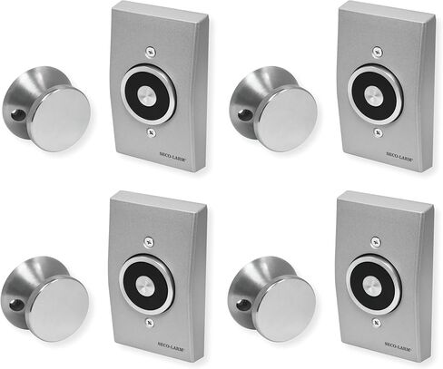 Seco-Larm DH-171SQ Pack من حاملات الأبواب المغناطيسية المتدحدة ؛ 33 رطل قوة عقد. عملية كهربائية سلكية صلبة in Kuwait