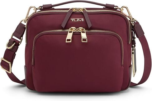 TUMI - Voyageur Teghan Crossbody - Compact Purse with Leather Trim - For Everyday Casual Travel - Mink in Kuwait