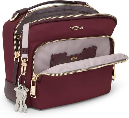 TUMI - Voyageur Teghan Crossbody - Compact Purse with Leather Trim - For Everyday Casual Travel - Mink in Kuwait