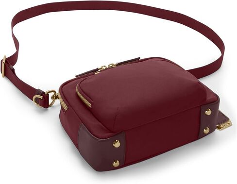 TUMI - Voyageur Teghan Crossbody - Compact Purse with Leather Trim - For Everyday Casual Travel - Mink in Kuwait